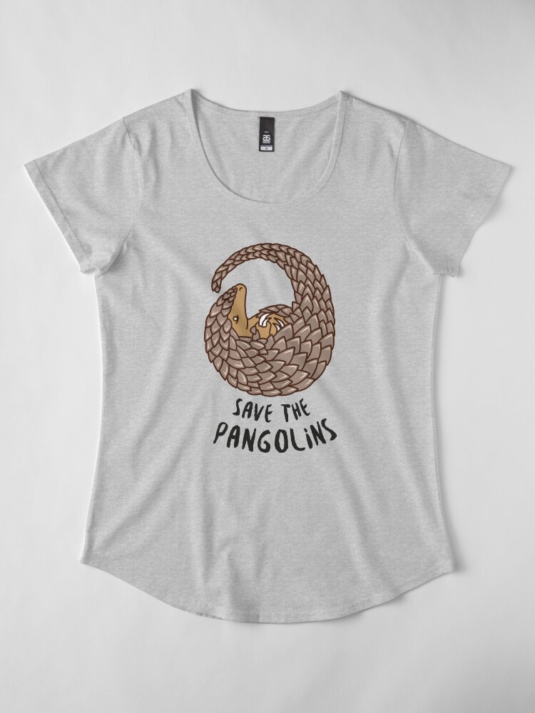 save the pangolins t shirt