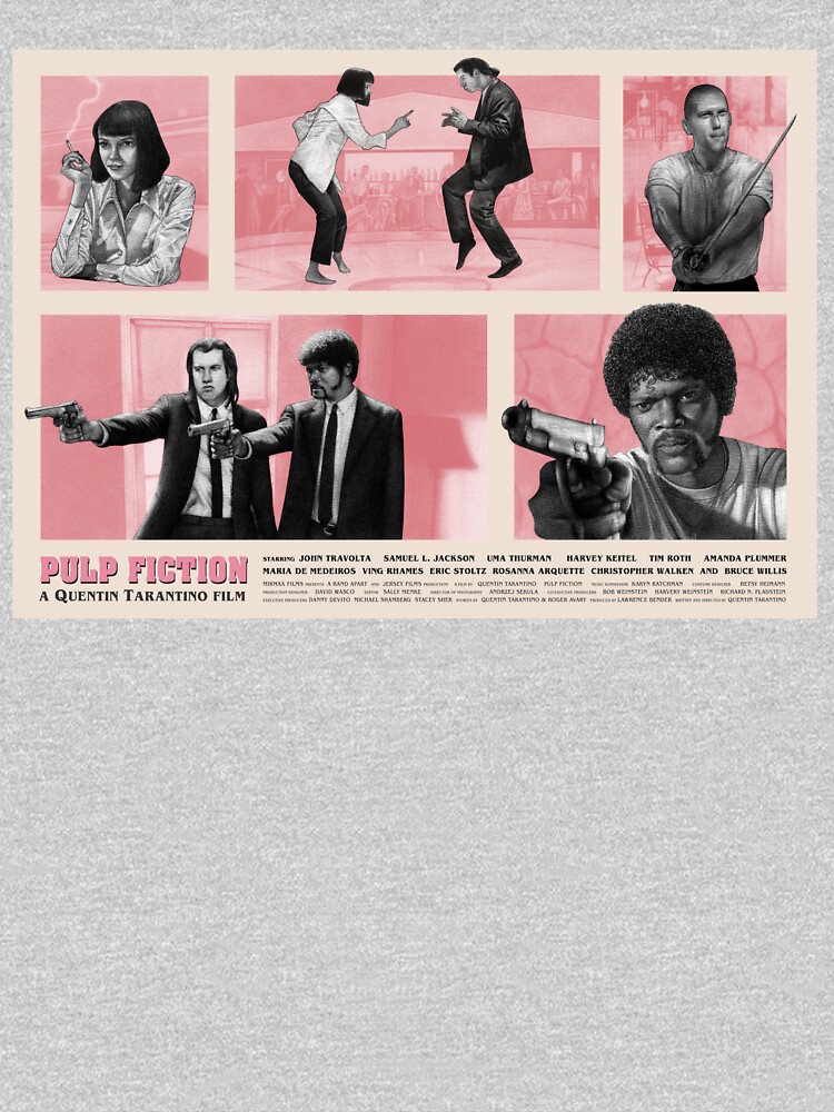 Pulp Fiction Movie Poster Design by KH-Designs