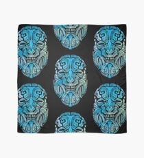 Mesoamerica Mask Watercolor Scarf