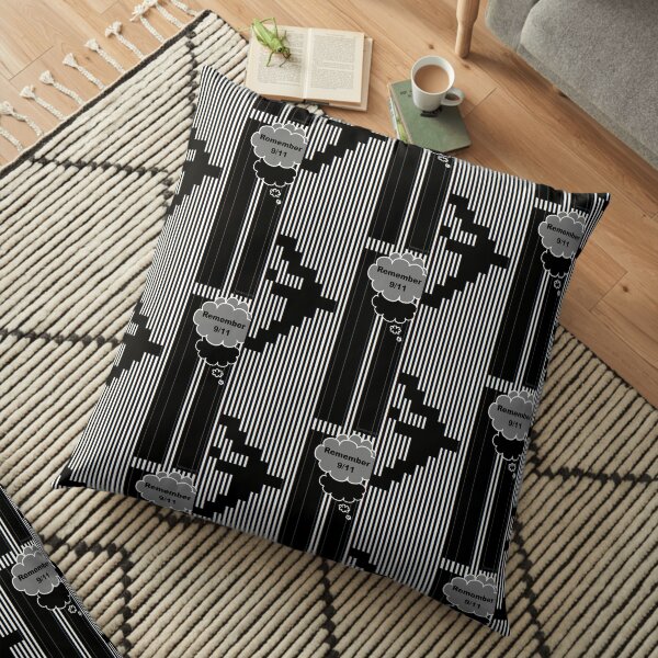 9/11 Ascii Floor Pillow