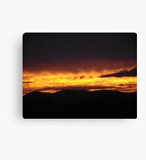 sunset strip Canvas Print