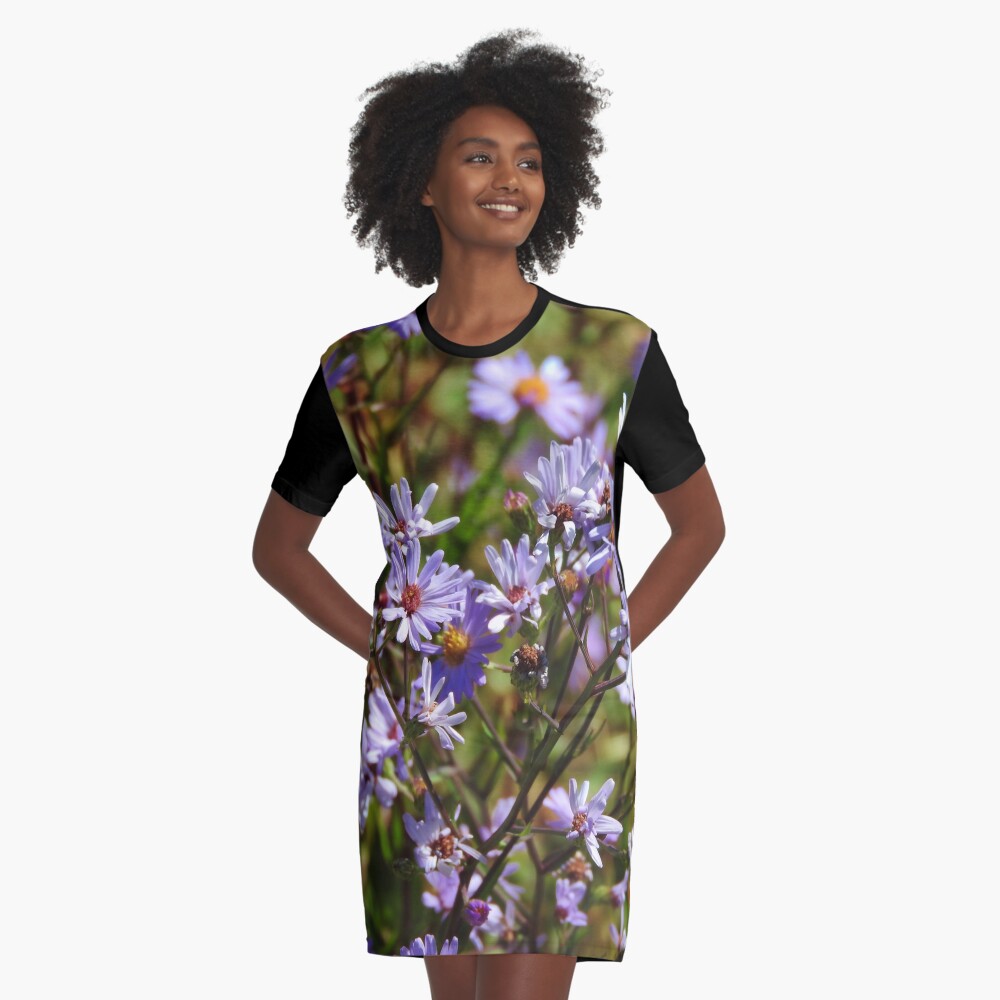 Purple Daisy's Graphic T-Shirt Dress