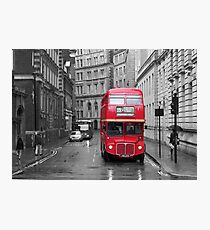 Red Bus Photographic Print