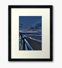 Filey HDR Framed Print