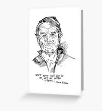 Zissou. Greeting Card