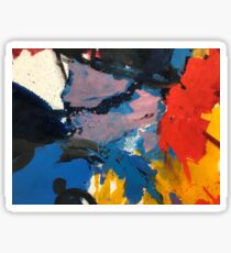 Expressive painting Sticker