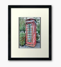 Red Telephone Booth Framed Print
