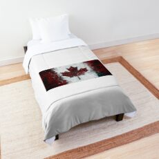 Canada Flag Grunge Distressed Cool Comforter