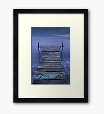 Blue Framed Print