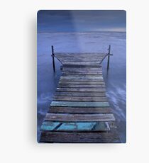 Blue Metal Print