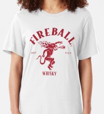 Fireball Cinnamon Whiskey Slim Fit T-Shirt