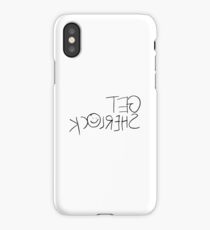 Get Sherl☺ck (Mirror) iPhone Case