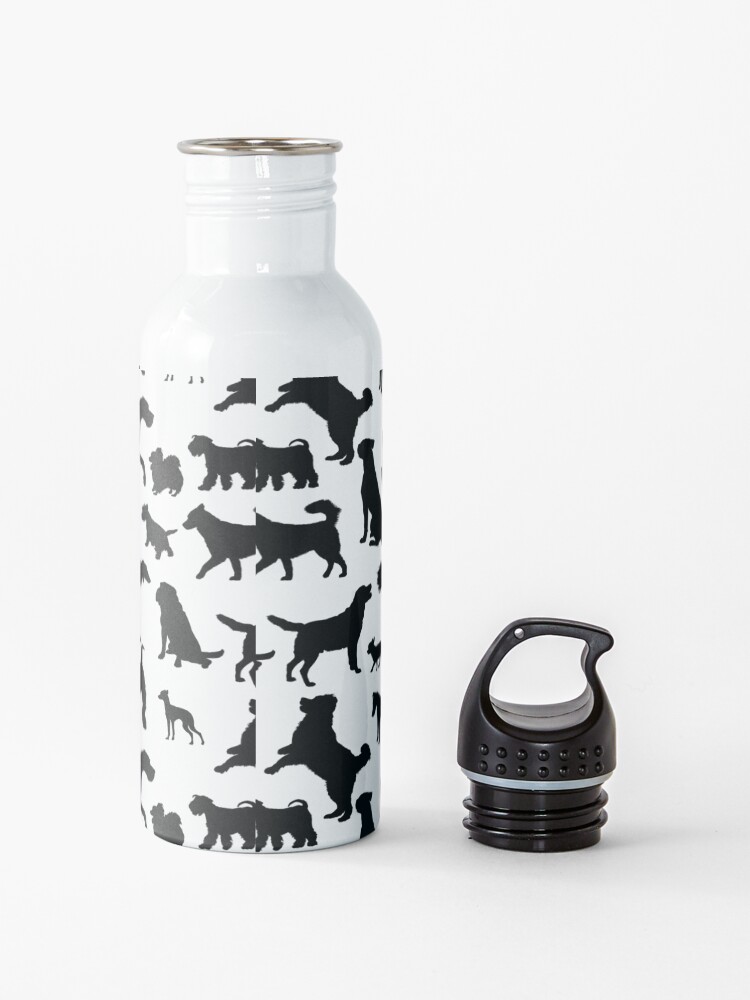 Alternate view of Dog Pattern | Puppy Pet Dog Owner Breed Water Bottle