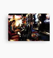 Burbank Arcade Racing Game Canvas Print