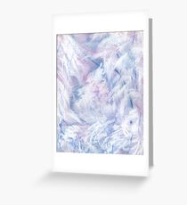 Snowstorm - abstract winter landscape Greeting Card