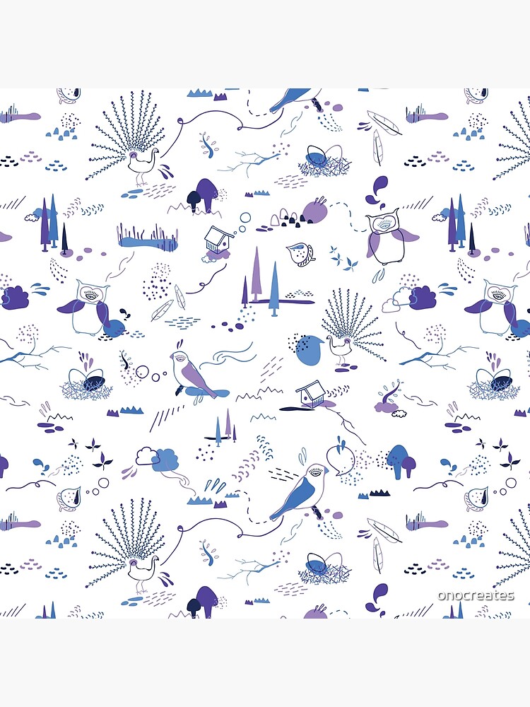 Animal Pattern Series – Feathered Friends by onocreates