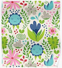 My happy garden Poster