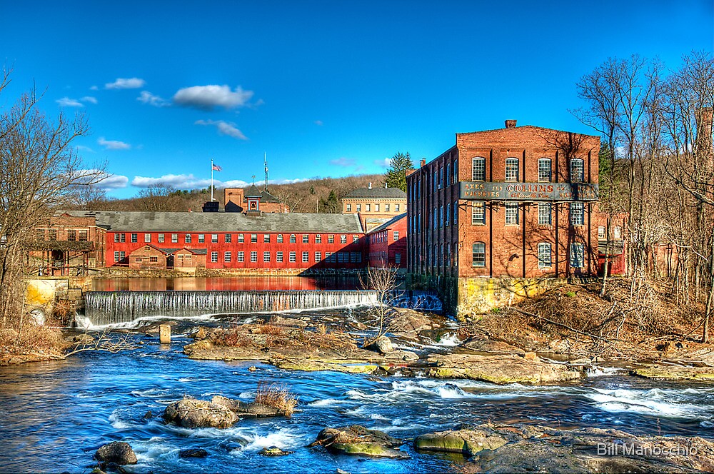 "collinsville axe factory in connecticut" by Bill Manocchio Redbubble