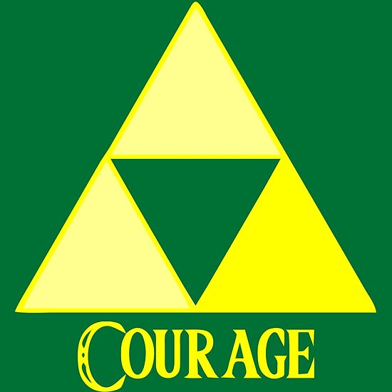 Triforce Of Courage Links Hand