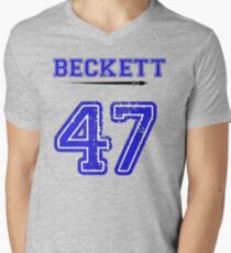 Beckett 47 Jersey Men's V-Neck T-Shirt