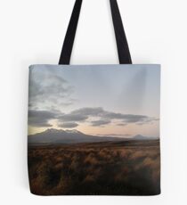 Ruapehu at sunset Tote Bag