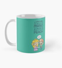 I love you as much as Mario loves Peach Mug