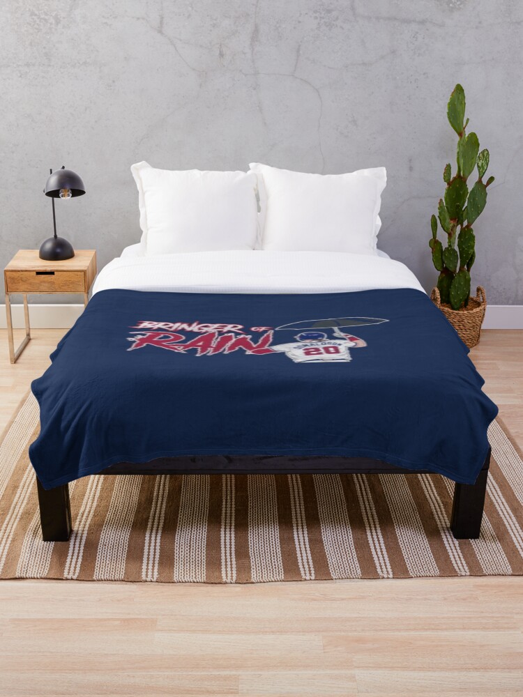 Atlanta Bringer Of Rain Josh Donaldson Throw Blanket By