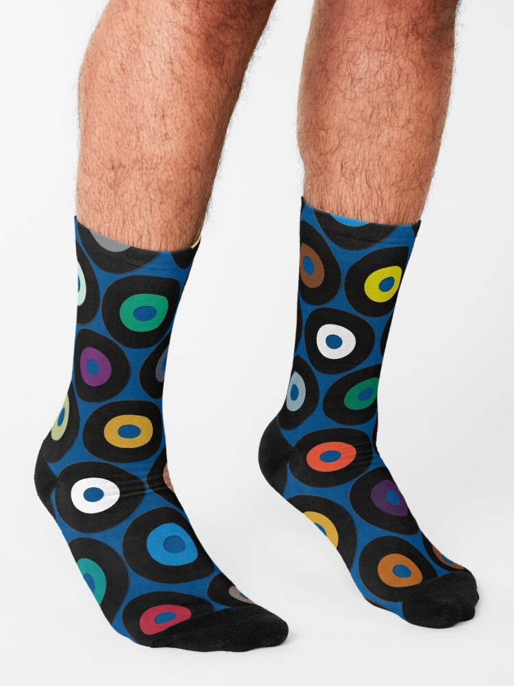Alternate view of VINYL blue Socks