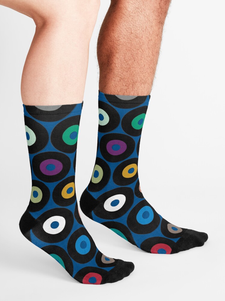Alternate view of VINYL blue Socks