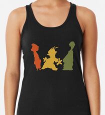 Ed, Edd n Eddy Silhouettes Racerback Tank Top