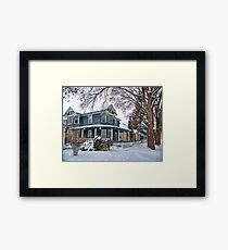 Snowstorm Framed Print