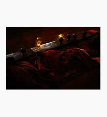 Ropes in Tengboche Monastry Photographic Print