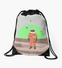 Marooned Astronaut (alone 2015) Drawstring Bag