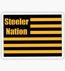 Steeler Nation Flag Sticker