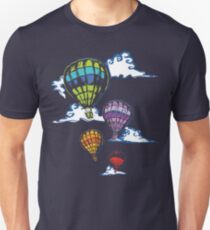 Hot-air Balloons in the Evening Slim Fit T-Shirt