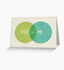 You and Me Grußkarte