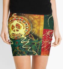 Peace, Love and Rasta Mini Skirt