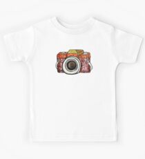 Patchwork Camera Kids Tee