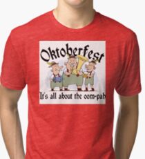 Funny Oktoberfest Tri-blend T-Shirt
