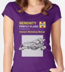 Serenity - Owners' Manual Women's Fitted Scoop T-Shirt