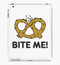 Funny Pretzel "Bite Me" Pretzels iPad Case/Skin