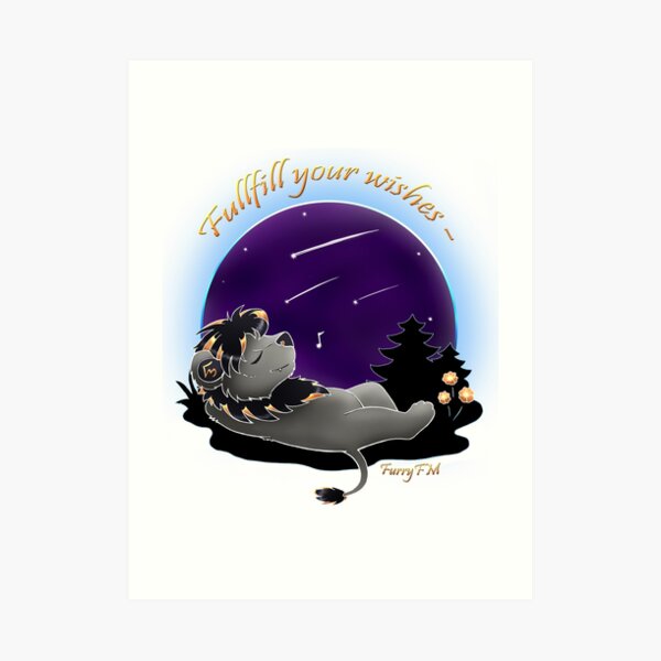 Fullfill your wishesh! Kunstdruck