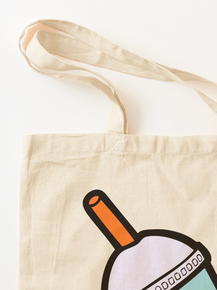 Alternate view of Bubble Tea Pattern Tote Bag