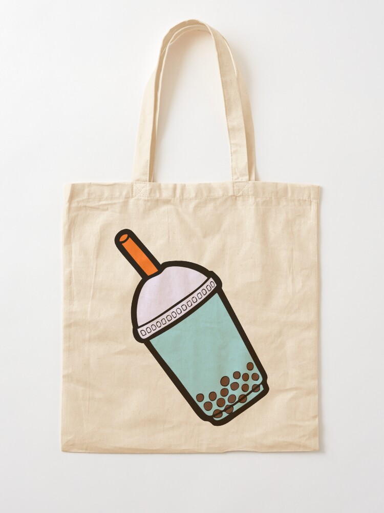 Alternate view of Bubble Tea Pattern Tote Bag