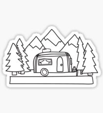 Airstream campers Sticker