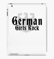 German "German Girls Rock" iPad Case/Skin