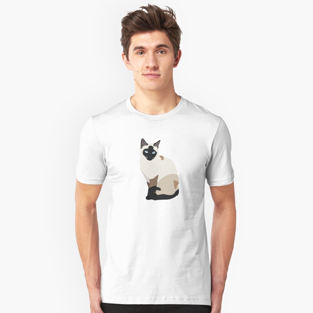 "Siamese Cat, Siamese Mom, Siamese Cat Portrait" Tshirt by nitesky13