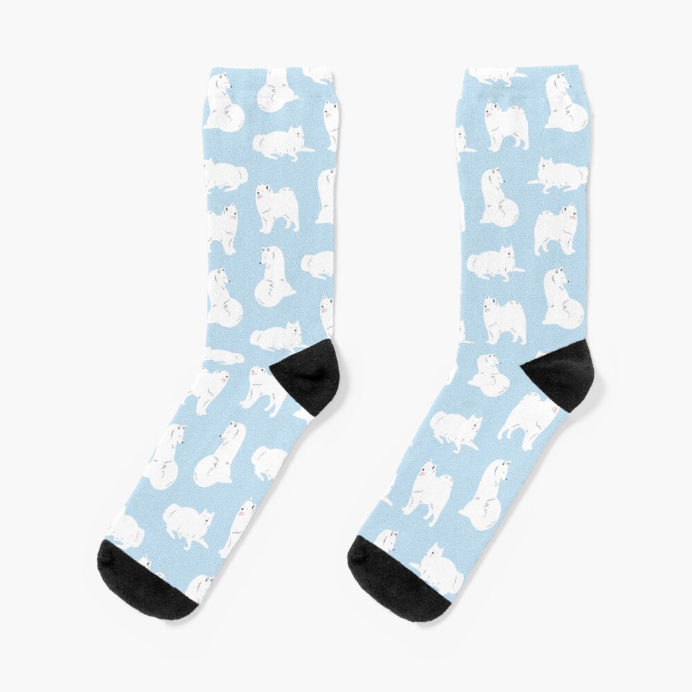 Samoyed Print Socks