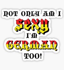 Sexy German Sticker