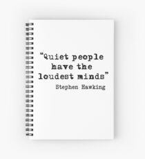 Quiet People Spiral Notebook